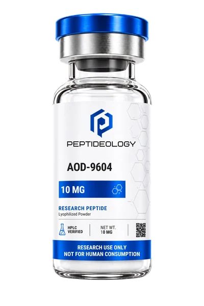 AOD-9604 10mg research vial by Peptideology