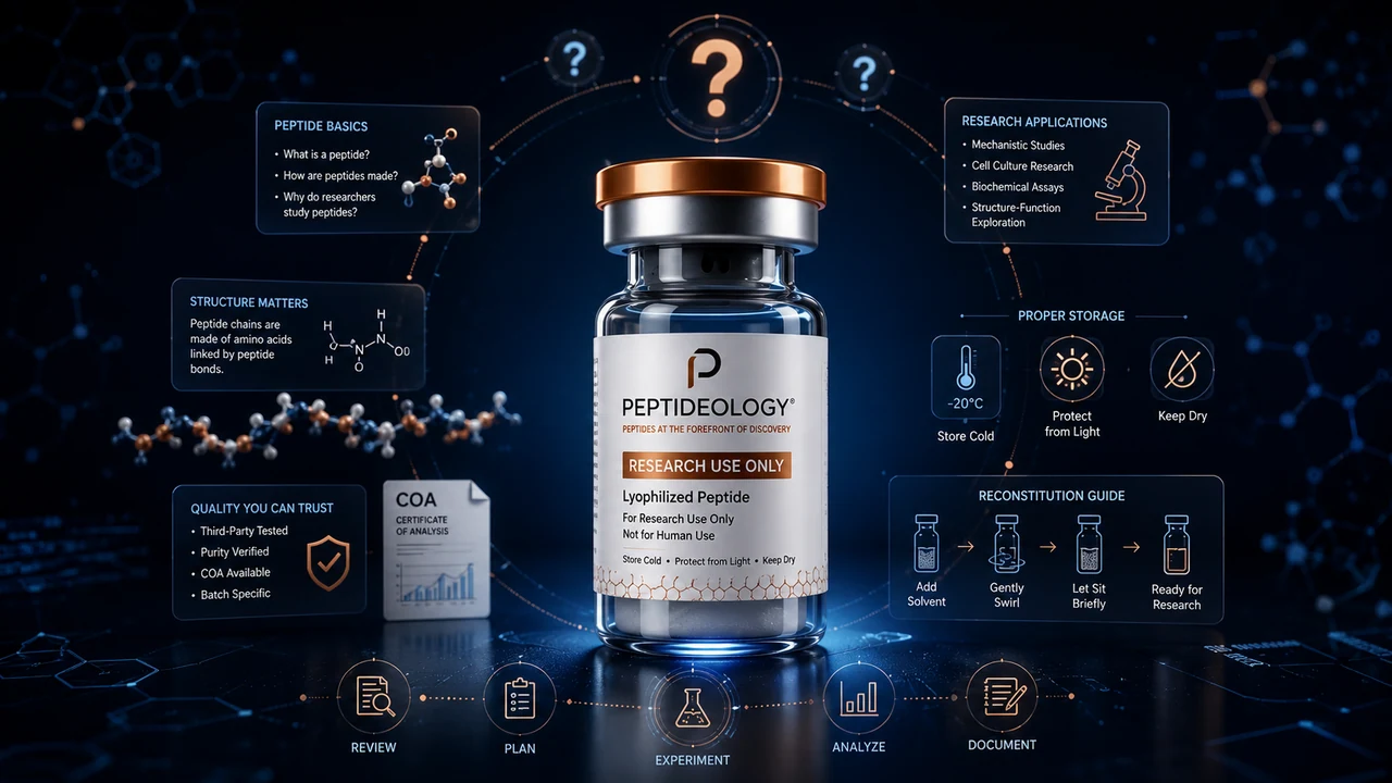 Peptide FAQ: 50 Questions Researchers Ask Most Often