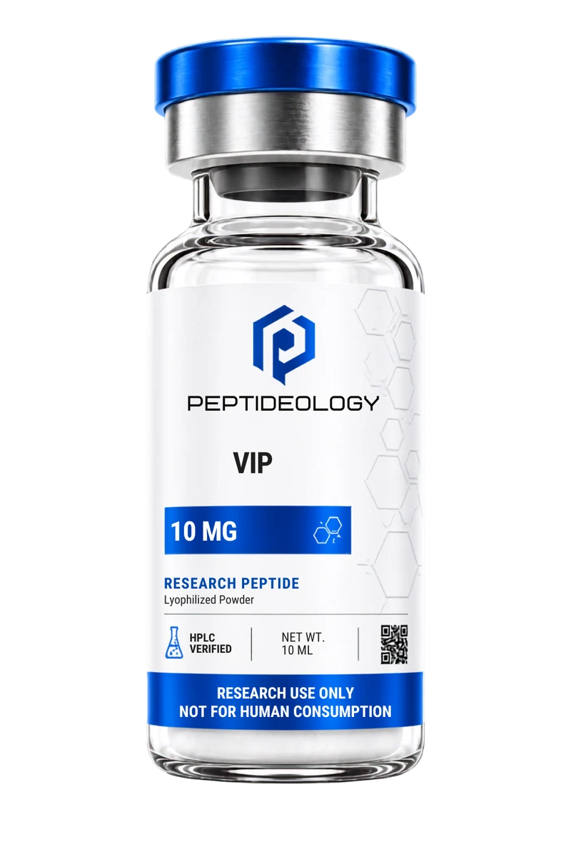 VIP 10mg research vial by Peptideology