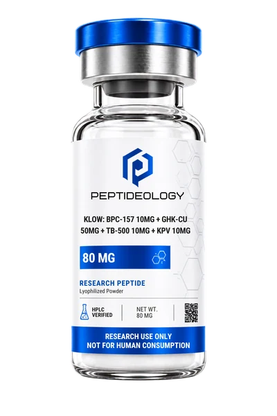 KLOW 80mg research vial by Peptideology
